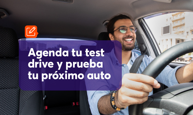 Agenda tu test drive y prueba tu próximo auto